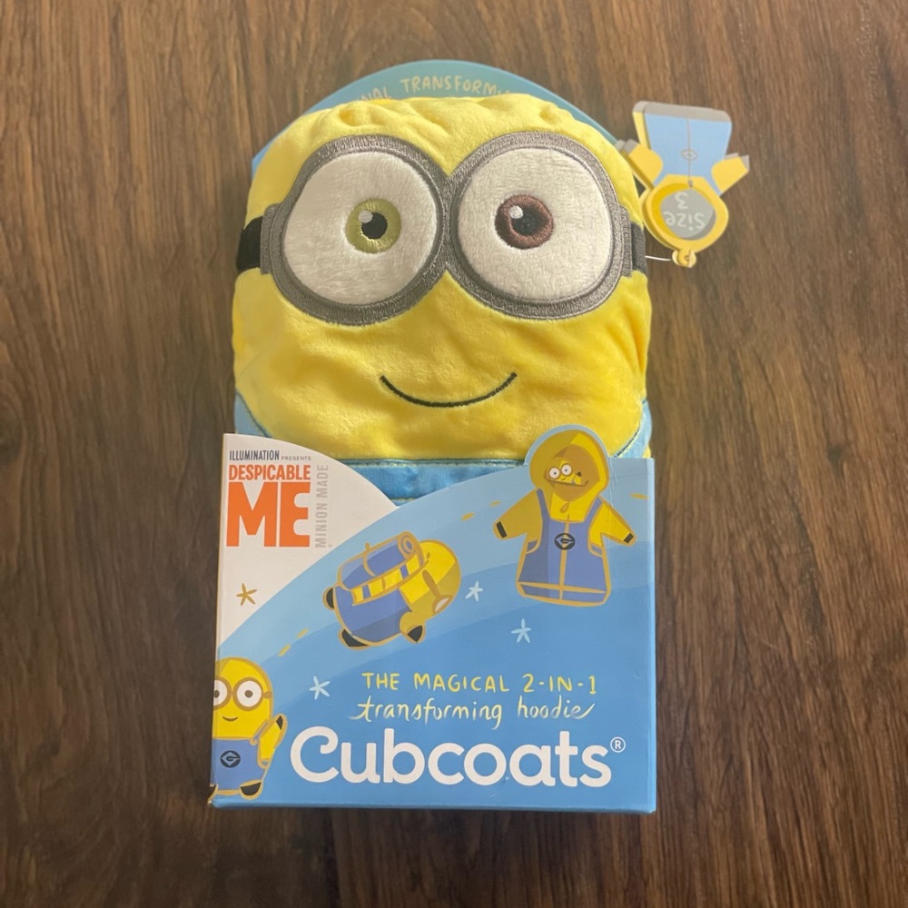New in tag, Cubcoats kids hoodie disney Minion